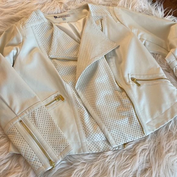 💞JENNIFER LOPEZ💞faux leather jacket - Picture 9 of 16